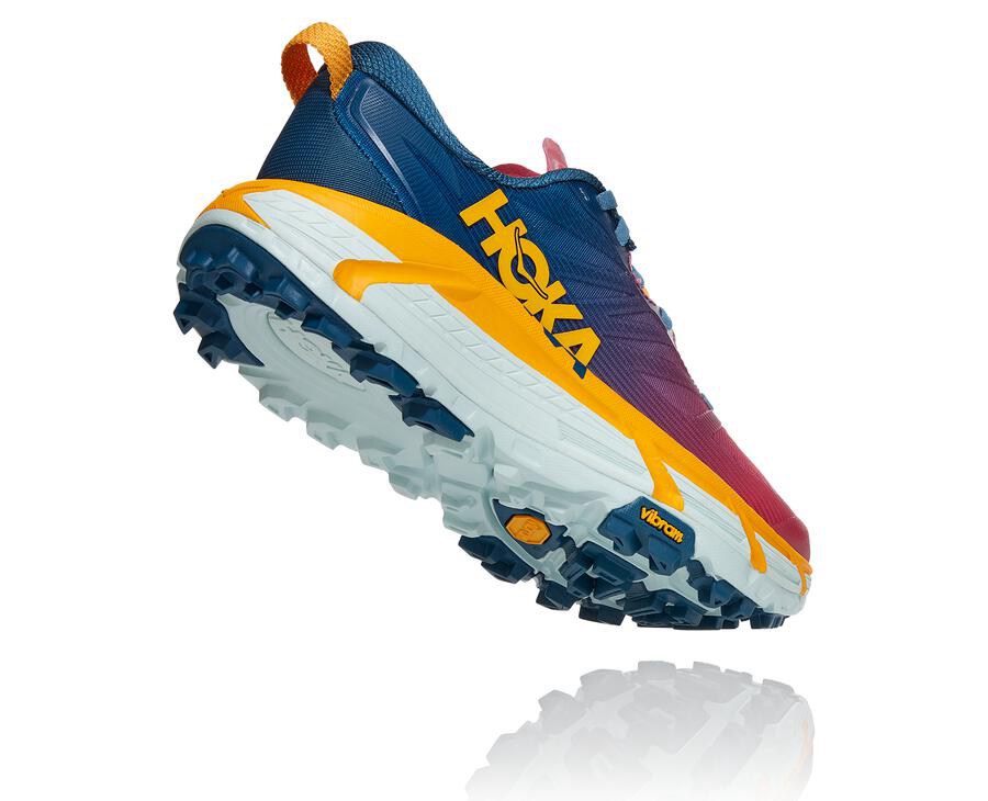 Zapatillas Trail Hoka One One Mujer - Mafate Speed 3 - Azules - YPC301427